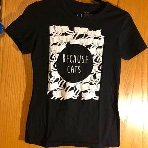 Because Cats Graphic Tee